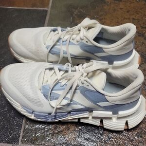 Reebok White and Blue Athletic Shoes